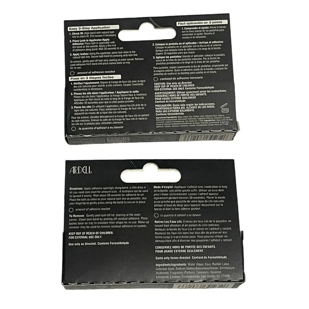 Ardell LashGrip Eyelash Adhesive Dark For Strip Lashes 2 Pack 0.25 oz New Simple